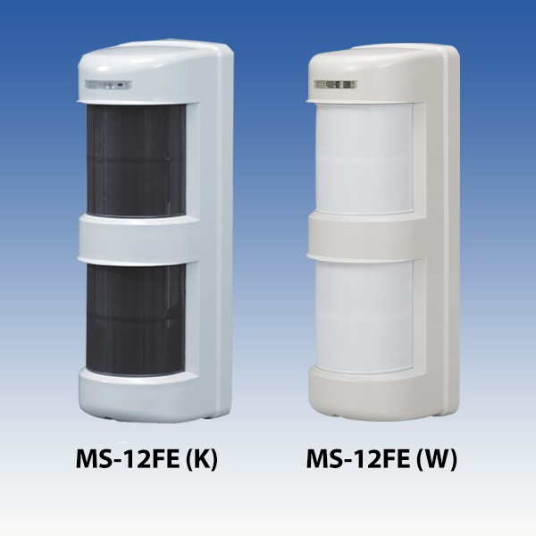 MS-12FE - Đầu báo hồng ngoại 2 vùng kép, 180°x12m, ngoài trời.