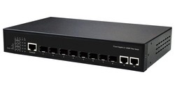 FW-31028GM. Switch 8x1Gbps SFP +2xRJ45, L2 Managed.