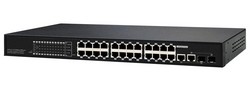 LW-32822MS. Switch 24xFE/PSE+2xRJ45/SFP, L2 Managed, chống sét.