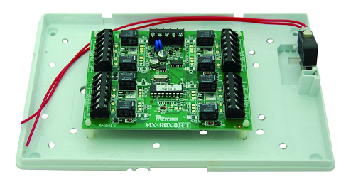 MX-ROX8R. Bộ mở rộng 8 ngõ ra rơ le cho tủ Matrix.