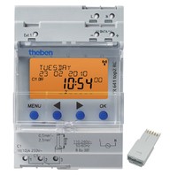 TR 642 top2. Công tắc thời gian KTS, hàng năm/1 giây, 2 kênh, hỗ trợ thẻ nhớ.