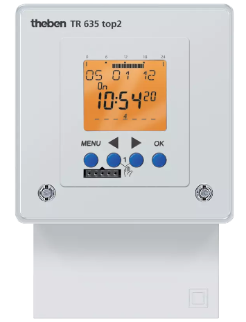 TR 635 top2. Công tắc thời gian 1 kênh, gắn nổi