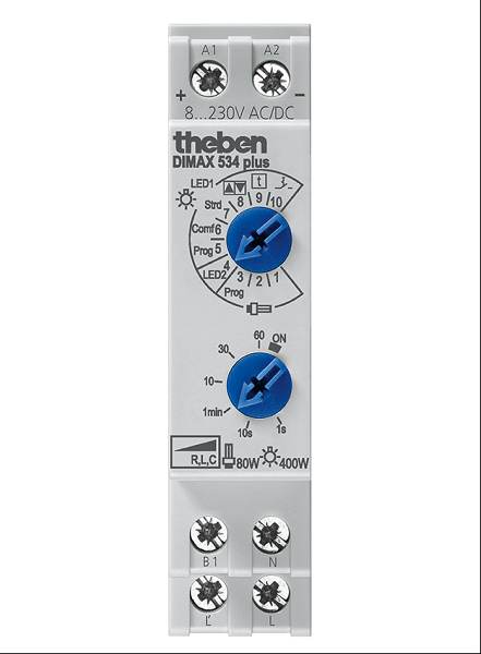 DIMAX 534 plus. Universal dimmer for R/L/C loads with automatic load detection