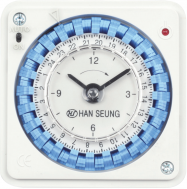 HTS-24BM. Công tắc thời gian, 24h, pin 72h, gắn mặt tủ.
