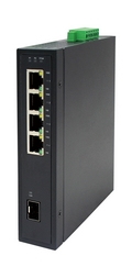LW-30501GI. Industrial PoE/Gigabits Switch: 4xGE/PSE + 1xGE/SFP. 120W PoE.
