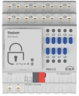 RMG 8 S KNX. Bộ điều khiển đóng, ngắt 8 kênh, KNX base module.