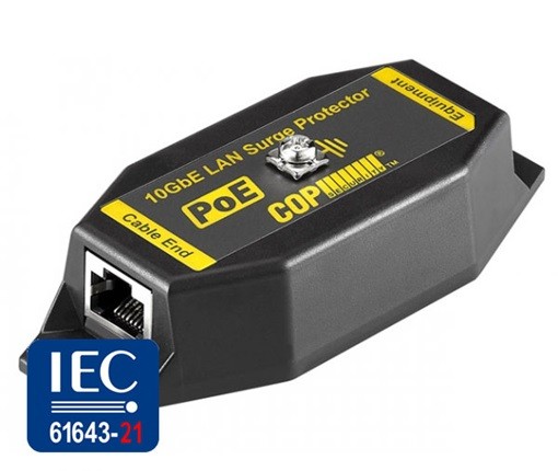 15-SP06PAG. Chống sét lan truyền RJ45/10Gbps/PoE, CE, FCC.